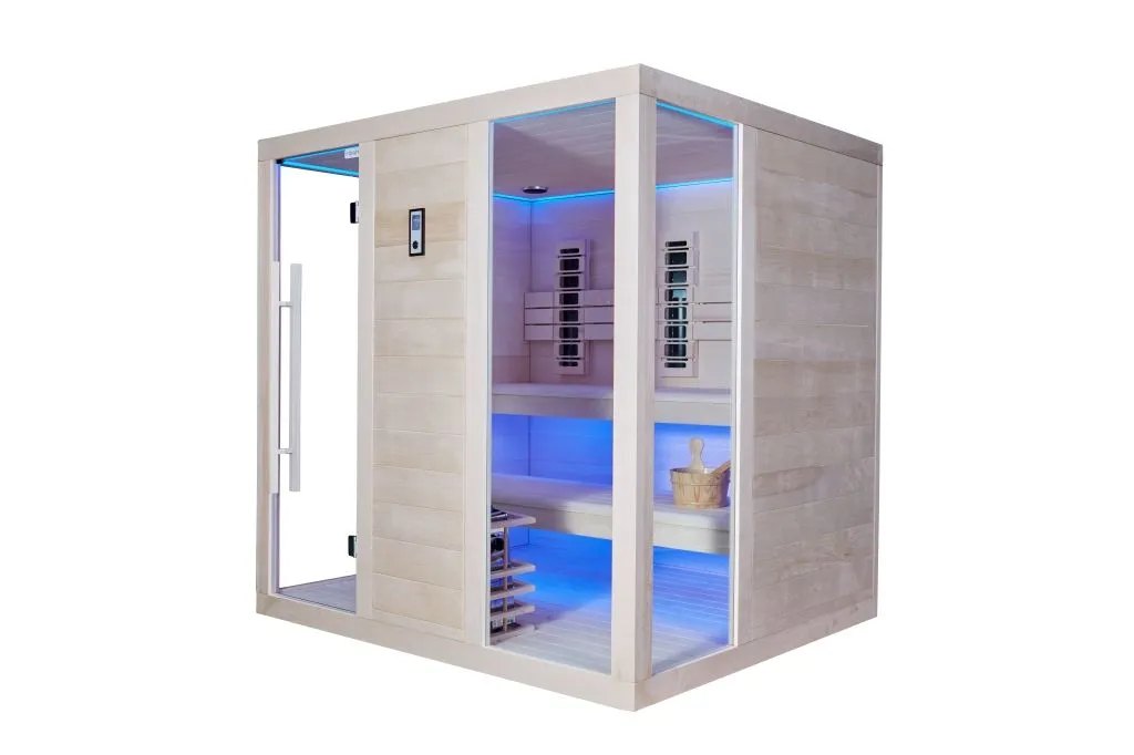 kombinirana sauna – 210 x 180 x 210 – elite – aspen - slika 2
