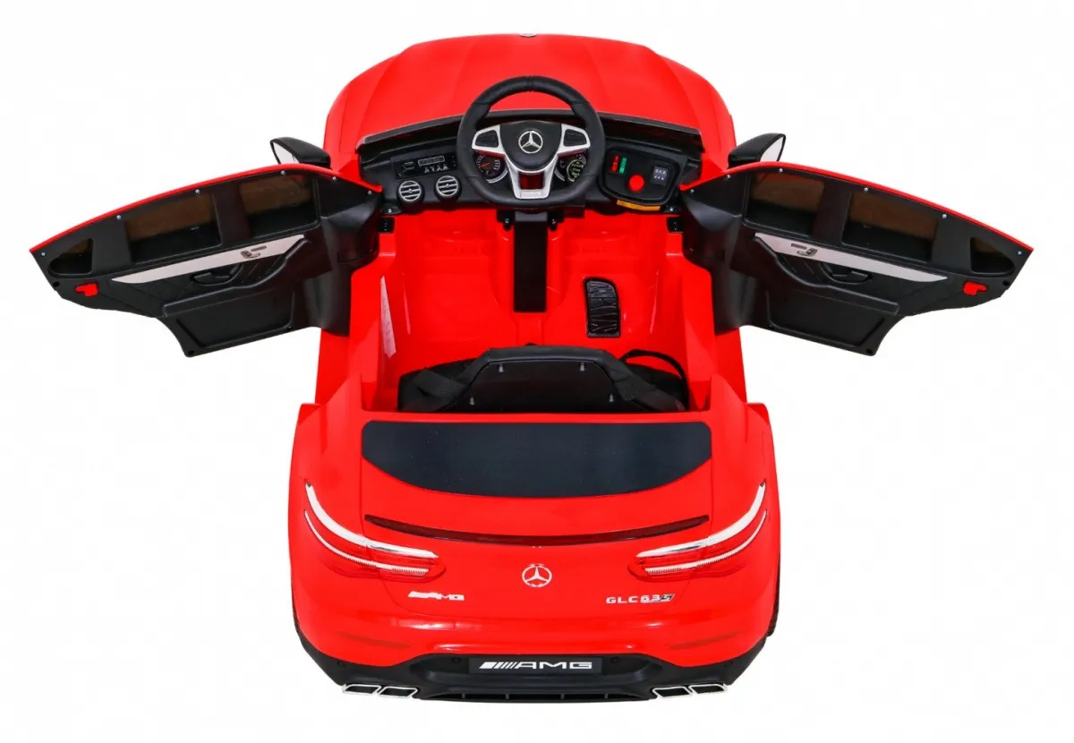licencirani auto na akumultor mercedes benz glc63s 4x4- crvena - slika 7