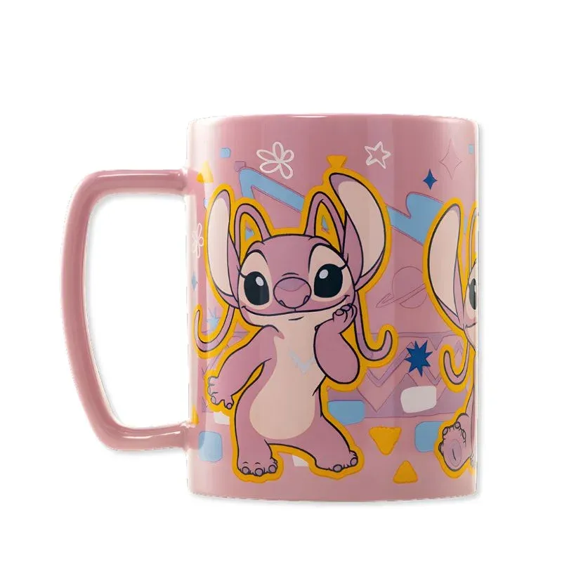 lilo & stitch (angel) fuzzy mug, 440 ml - slika 2