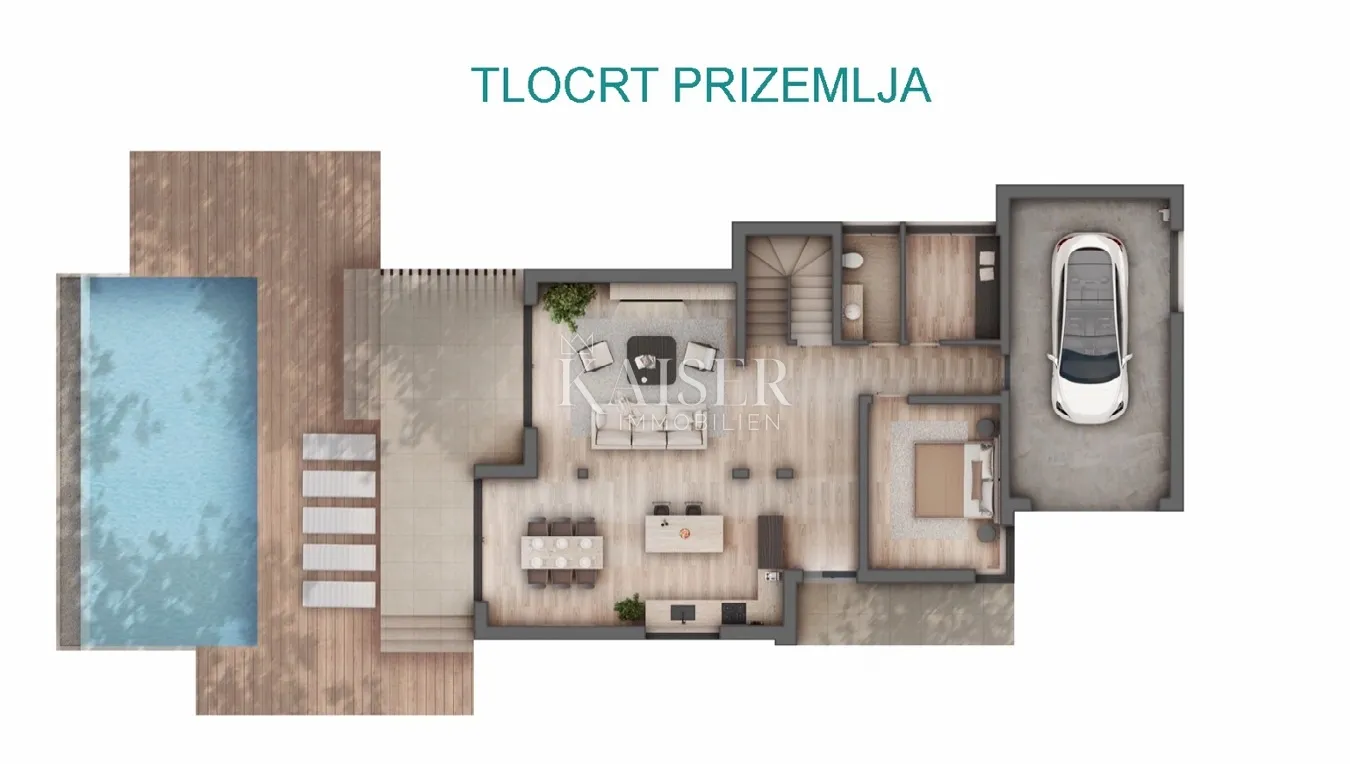 šibenik, rogoznica- ekskluzivna vila s panoramskim pogledom na jadran, infinity bazenom i wellnessom - slika 16