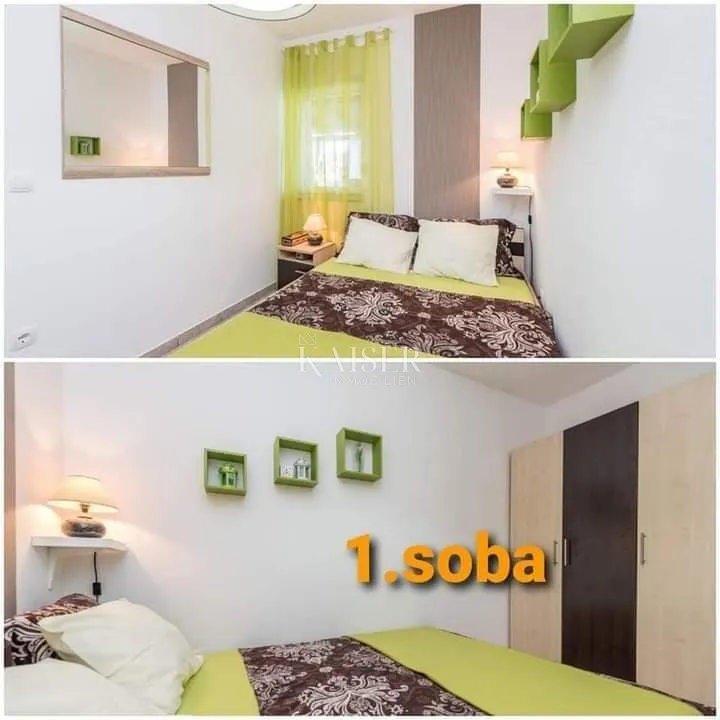 apartman u prizemlju s velikim dvorištem i pogledom na more, vir – zadar - slika 15