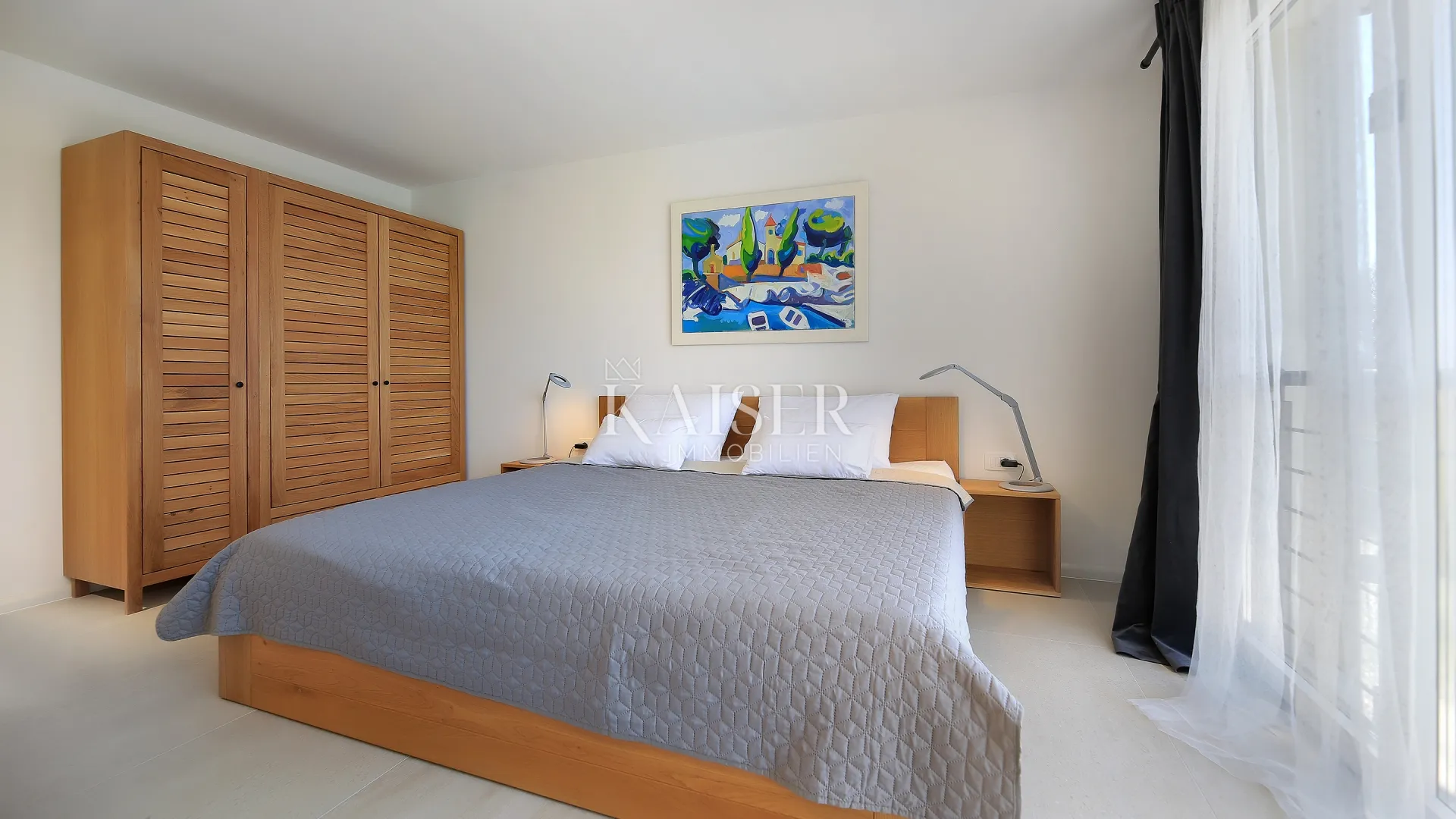 otok krk, malinska- moderna vila 200m2 s bazenom i pogledom na more - slika 17