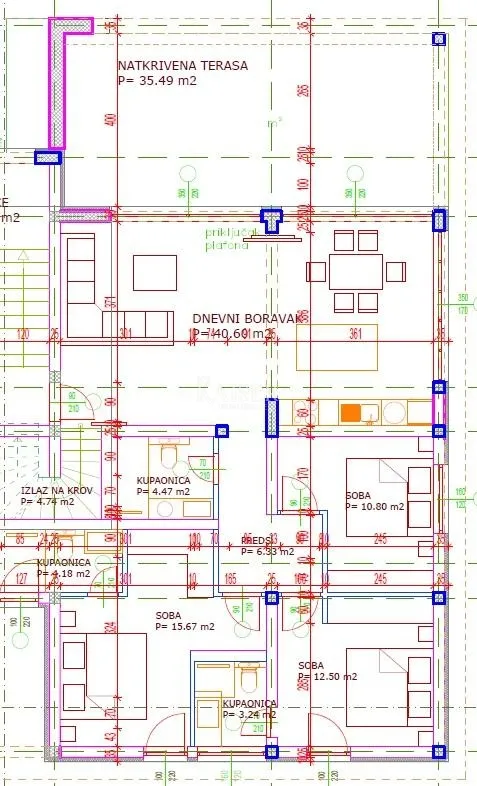 penthouse s očaravajućim pogledom na more i planine - slika 20