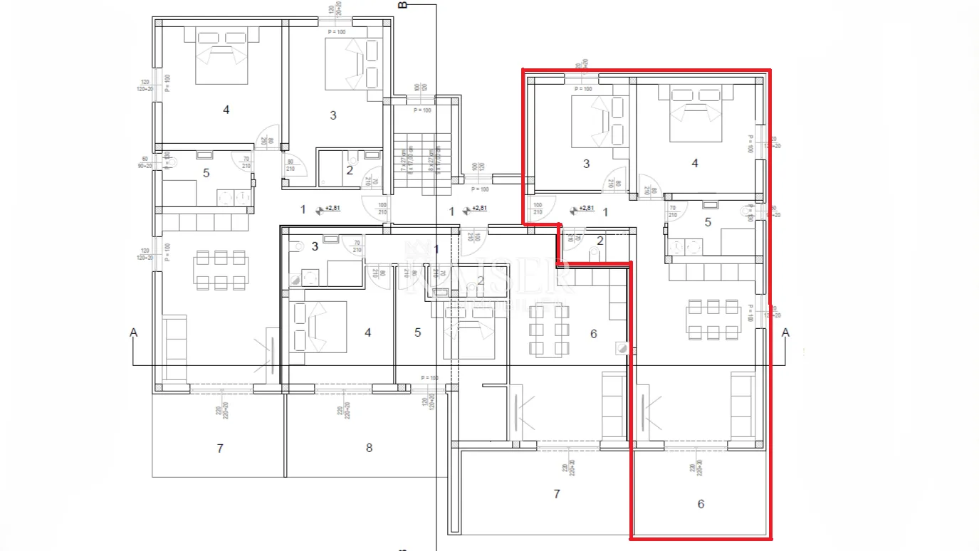 istra, novigrad - dvosoban stan sa dnevnim boravkom, 68m2, prvi kat - slika 6