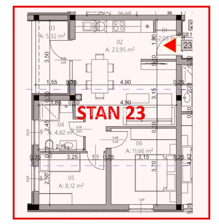 istra, pula- dvosoban stan 54m² u modernoj novogradnji - slika 15