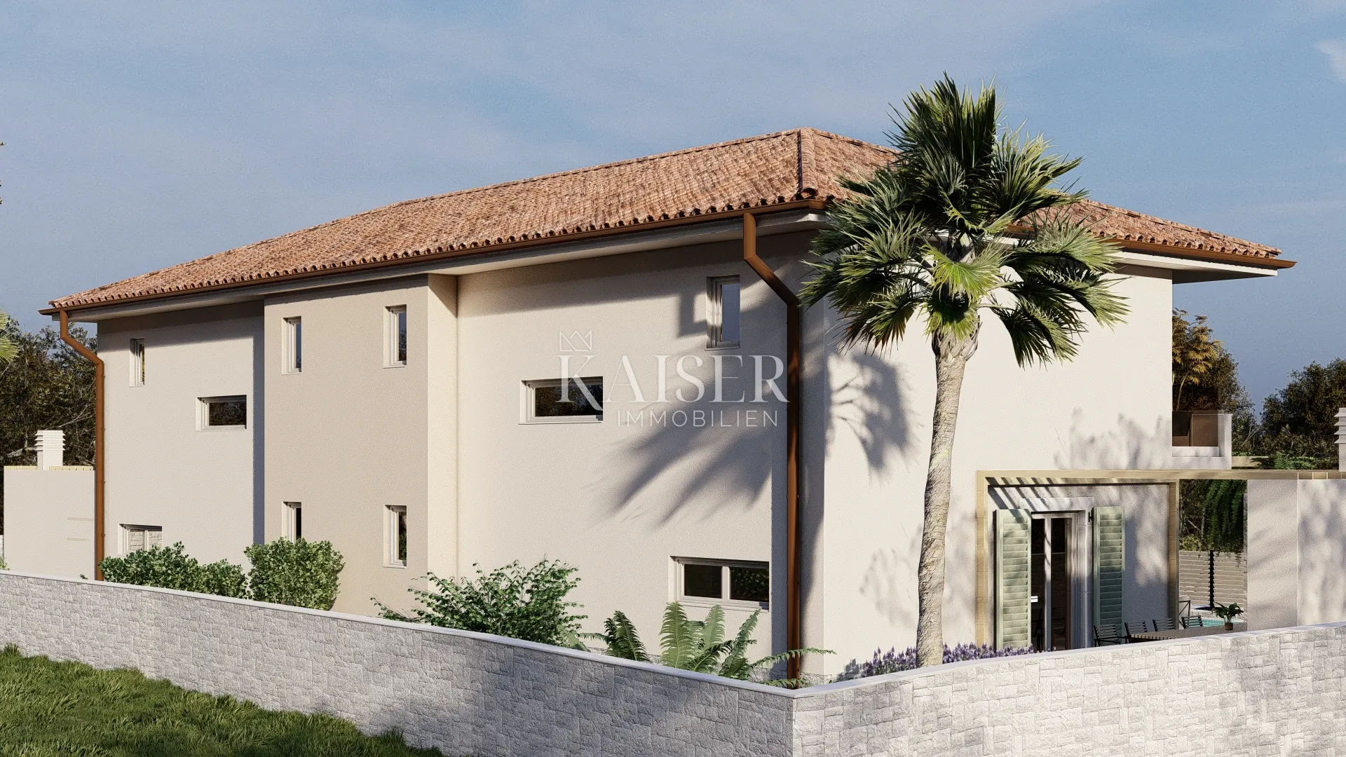 otok krk, malinska - dvojna kuća sa bazenom, 140m2 - slika 8