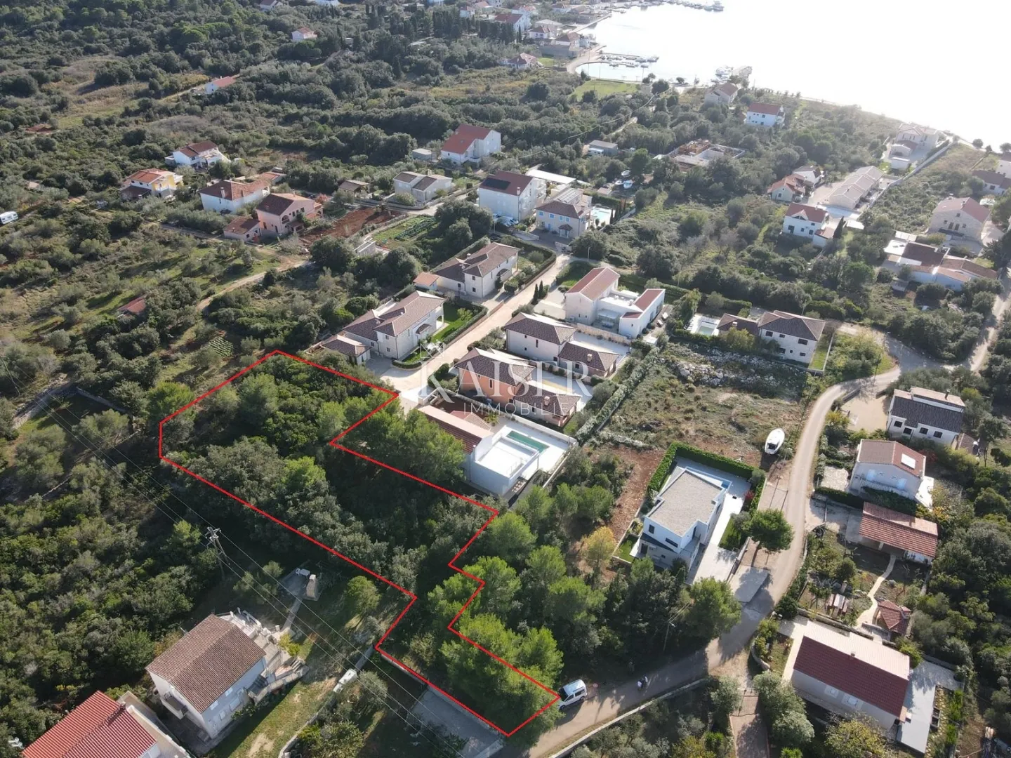zadar, otok ugljan: građevinsko zemljište 290m od mora - slika 2