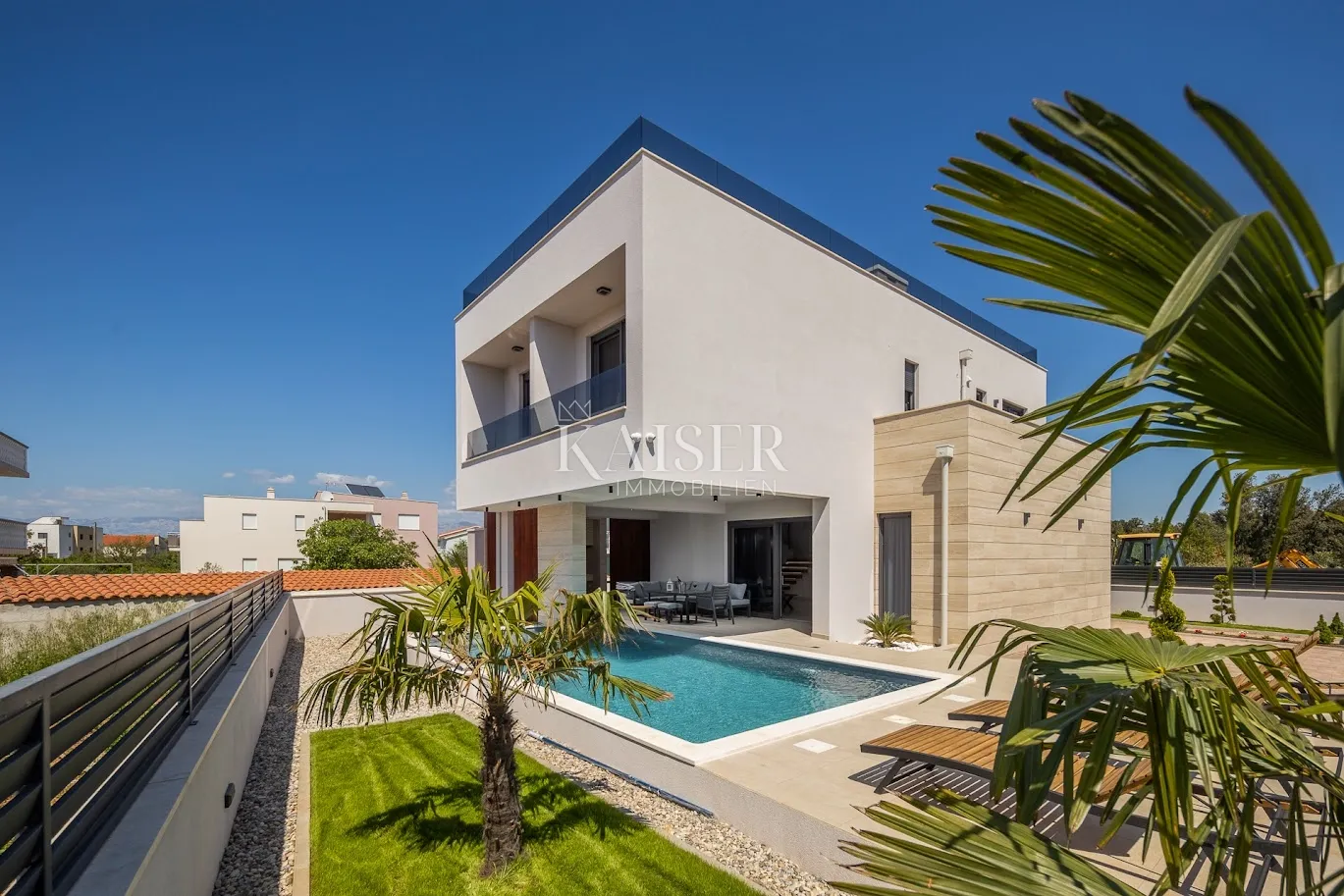 zadar, zaton - luksuzna vila, 190 m od plaže. - slika 2