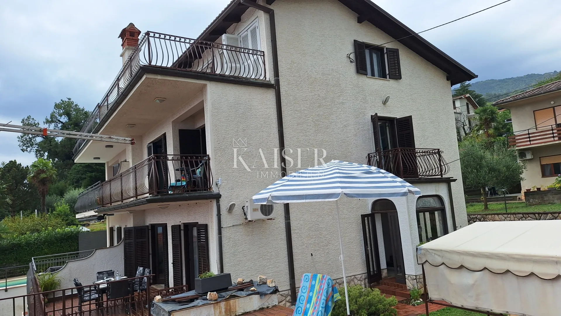 Opatija, Ika, obiteljska kuća s pogledom na Kvarner - Ika, Opatija