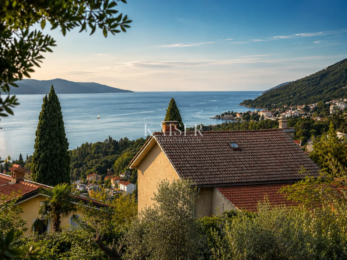 opatija, ičići – panoramsko zemljište s otvorenim pogledom – investicijska prilika na opatijskoj rivijeri - slika 2
