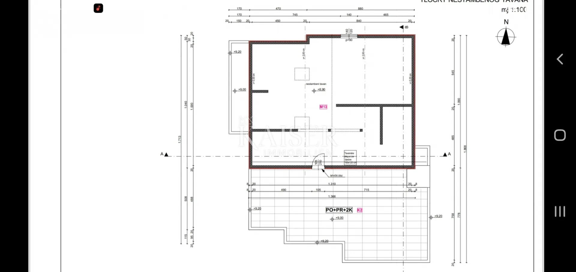 makarska - baška voda, penthouse s pogledom na more - slika 24