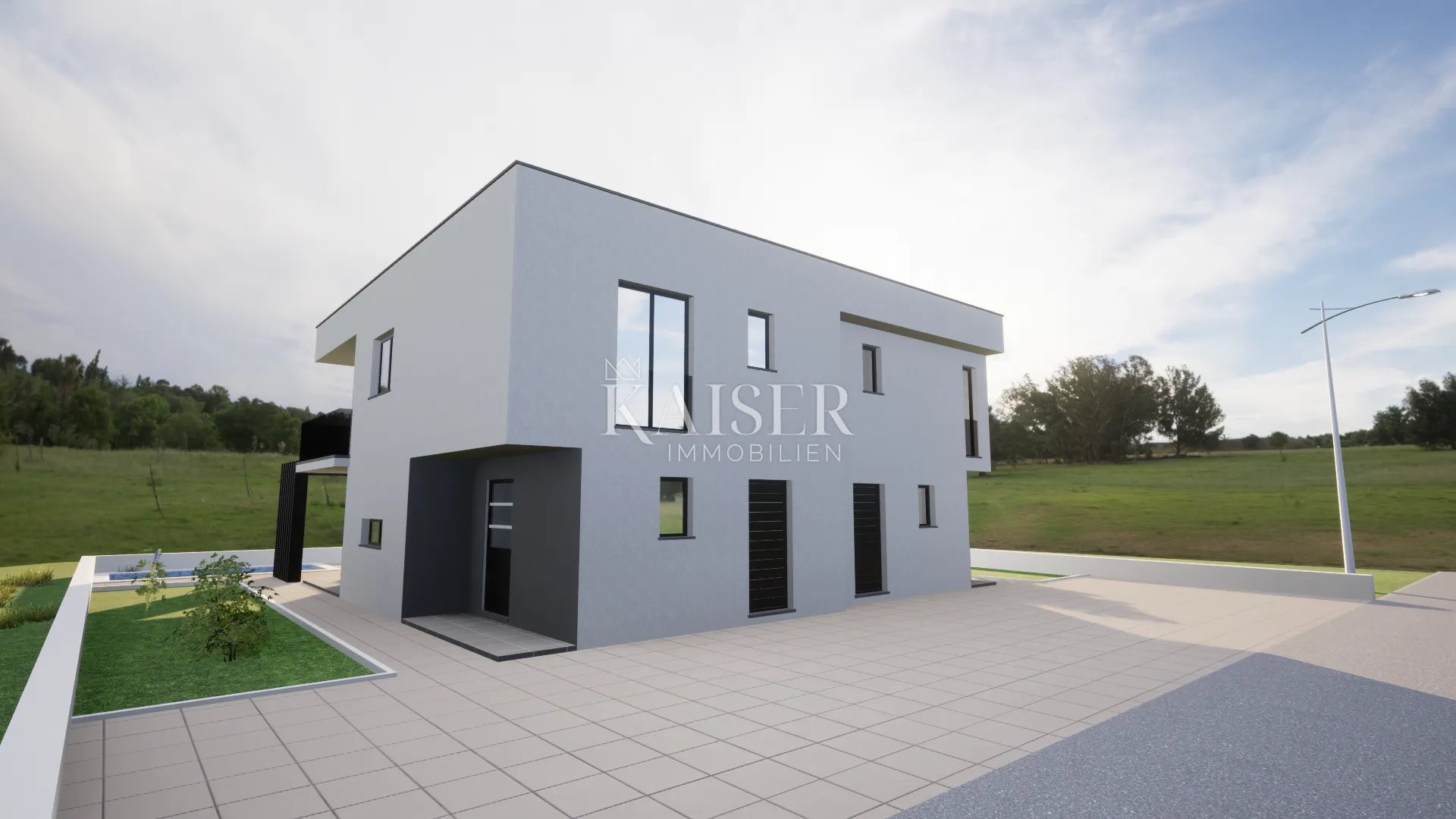 istra, umag okolica - dvojna kuća: dvoetažni stan sa bazenom; 120m2 - slika 12