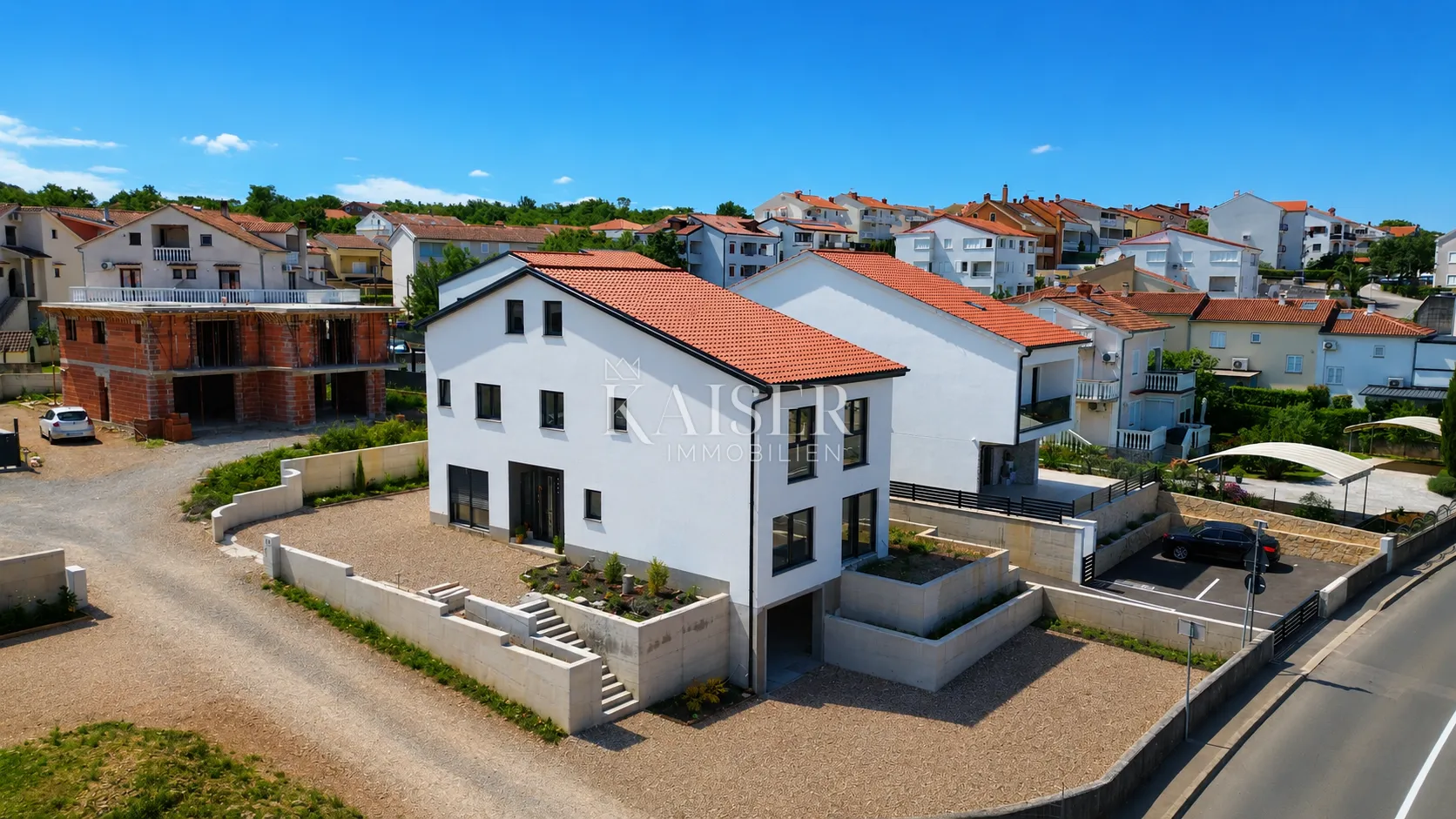 otok krk, malinska - duplex kuća sa podrumom u blizini mora - slika 12