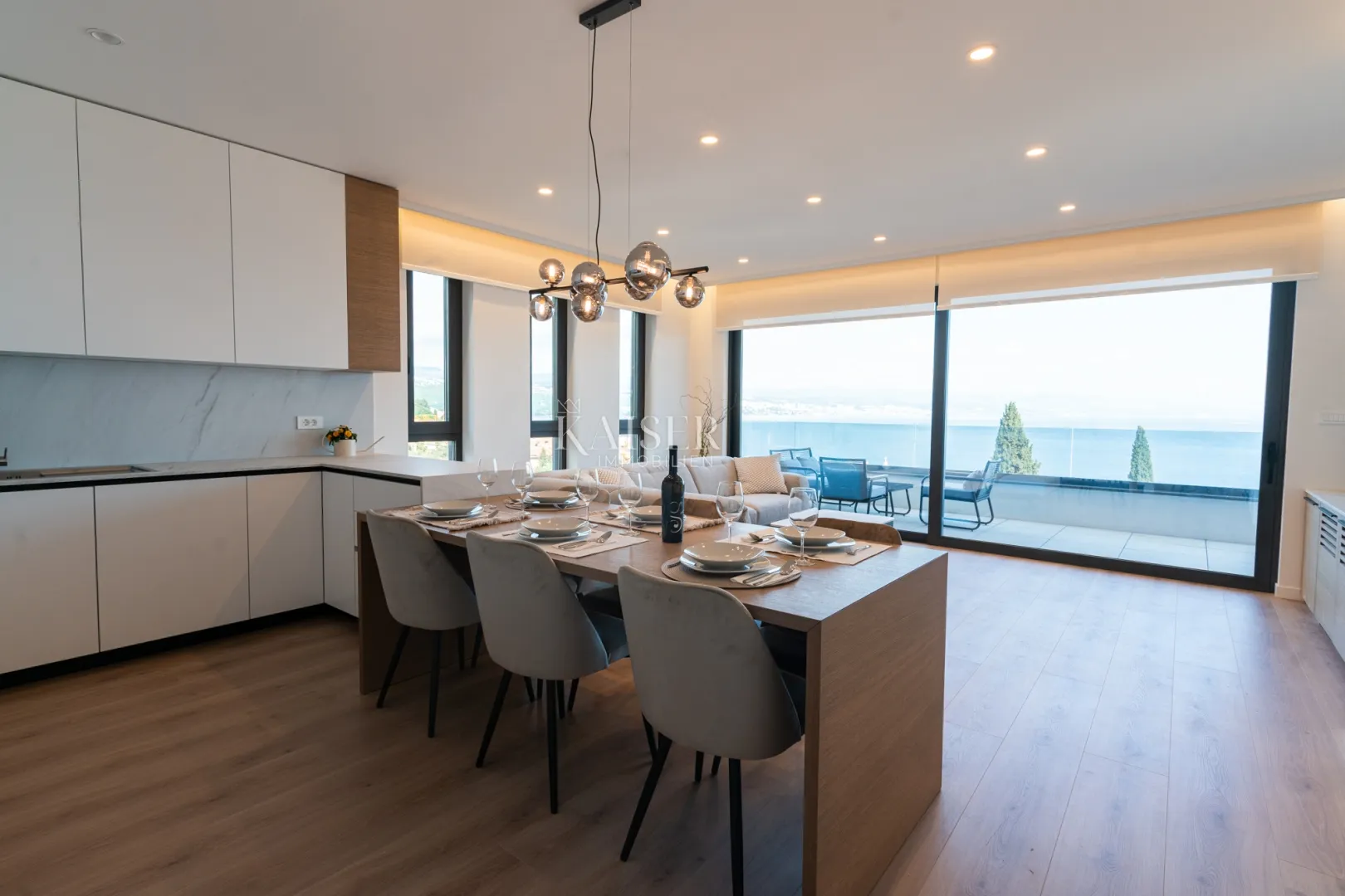opatija, centar, luksuzan stan 129m2 s pogledom na more - slika 3