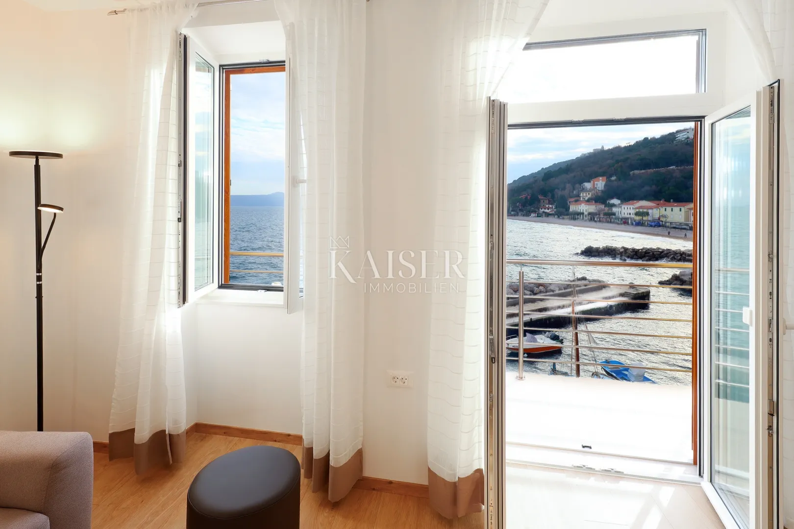 mošćenička draga, centar, stan i red do mora, dvije etaže, balkon - slika 28