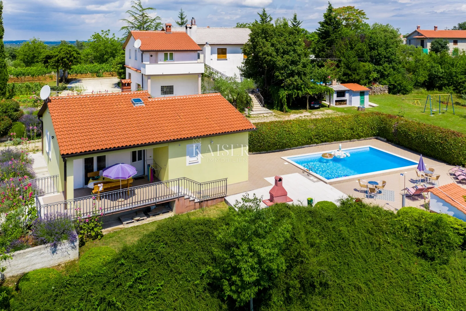 istra, žminj - obiteljsko imanje, 2 kuće s bazenima i 1 poslovni prostor - slika 10