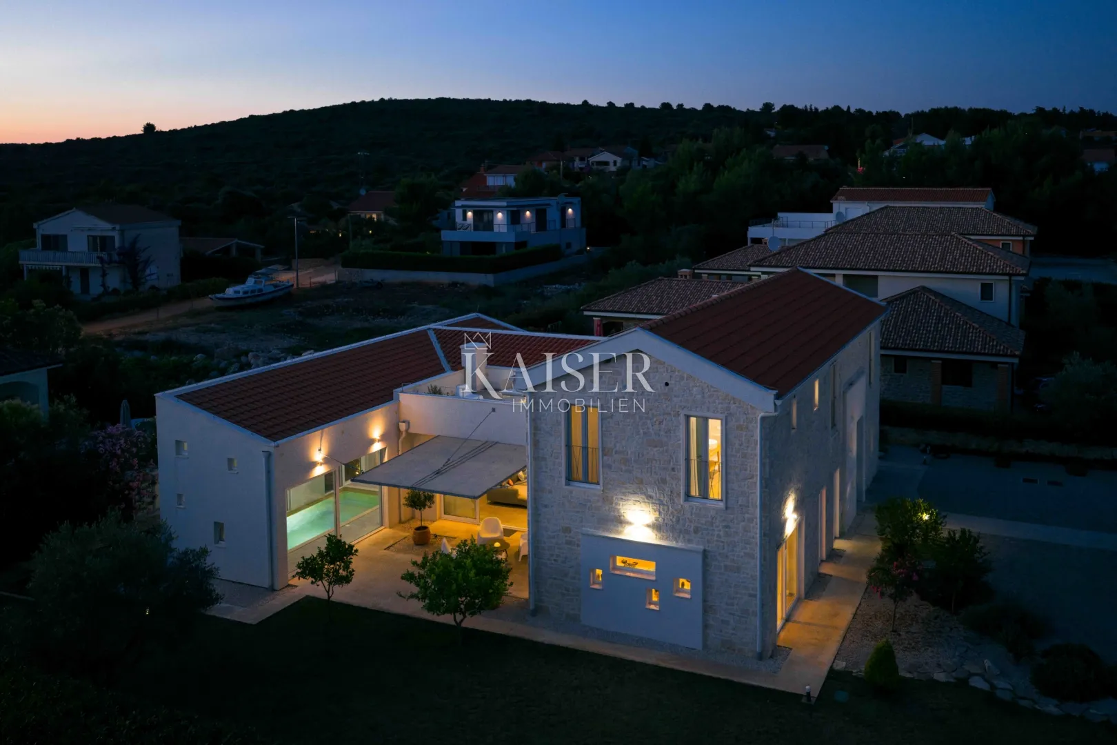 zadar, ugljan - mediteranska vila u blizini dvorca califfi - slika 5