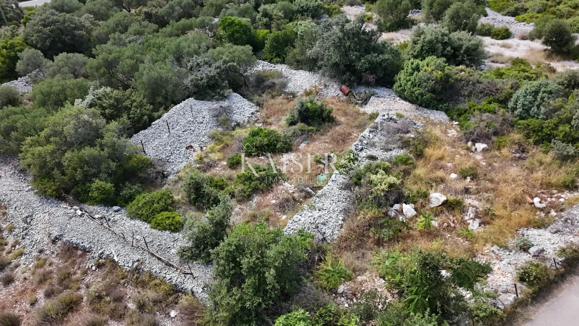 mali lošinj, ćunski - građevinsko zemljište 503 m2 s pogledom na more - slika 2