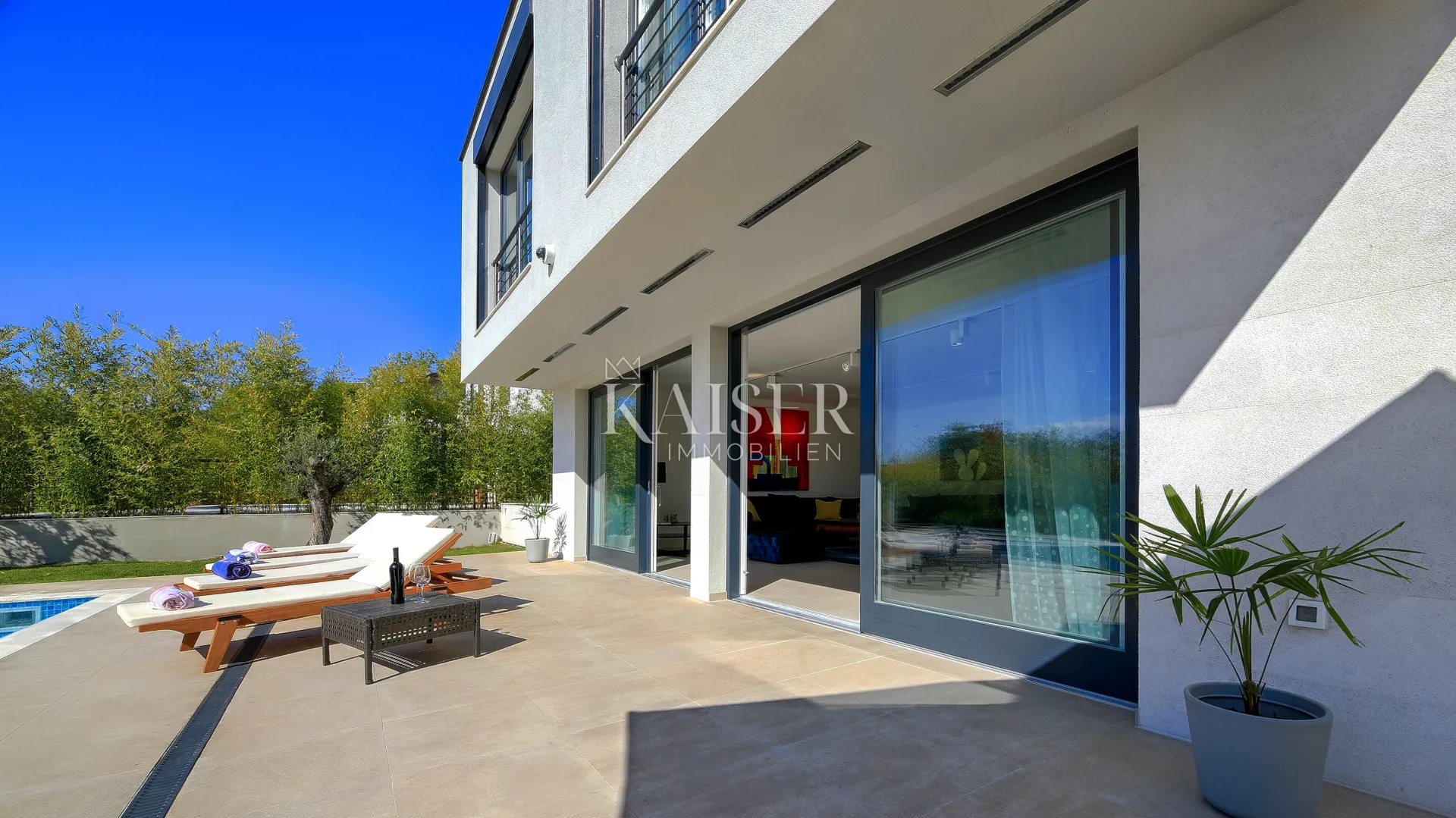 otok krk, malinska- moderna vila 200m2 s bazenom i pogledom na more - slika 26