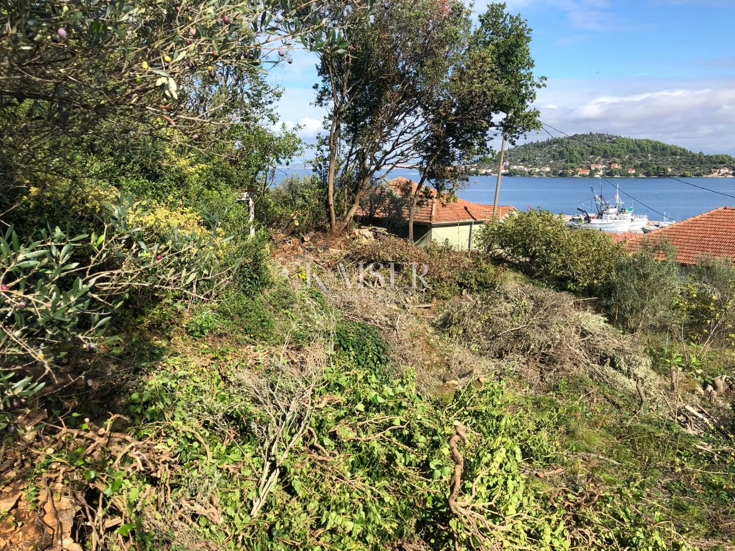 kali, otok ugljan građevinsko zemljište sa pogledom na more - slika 2
