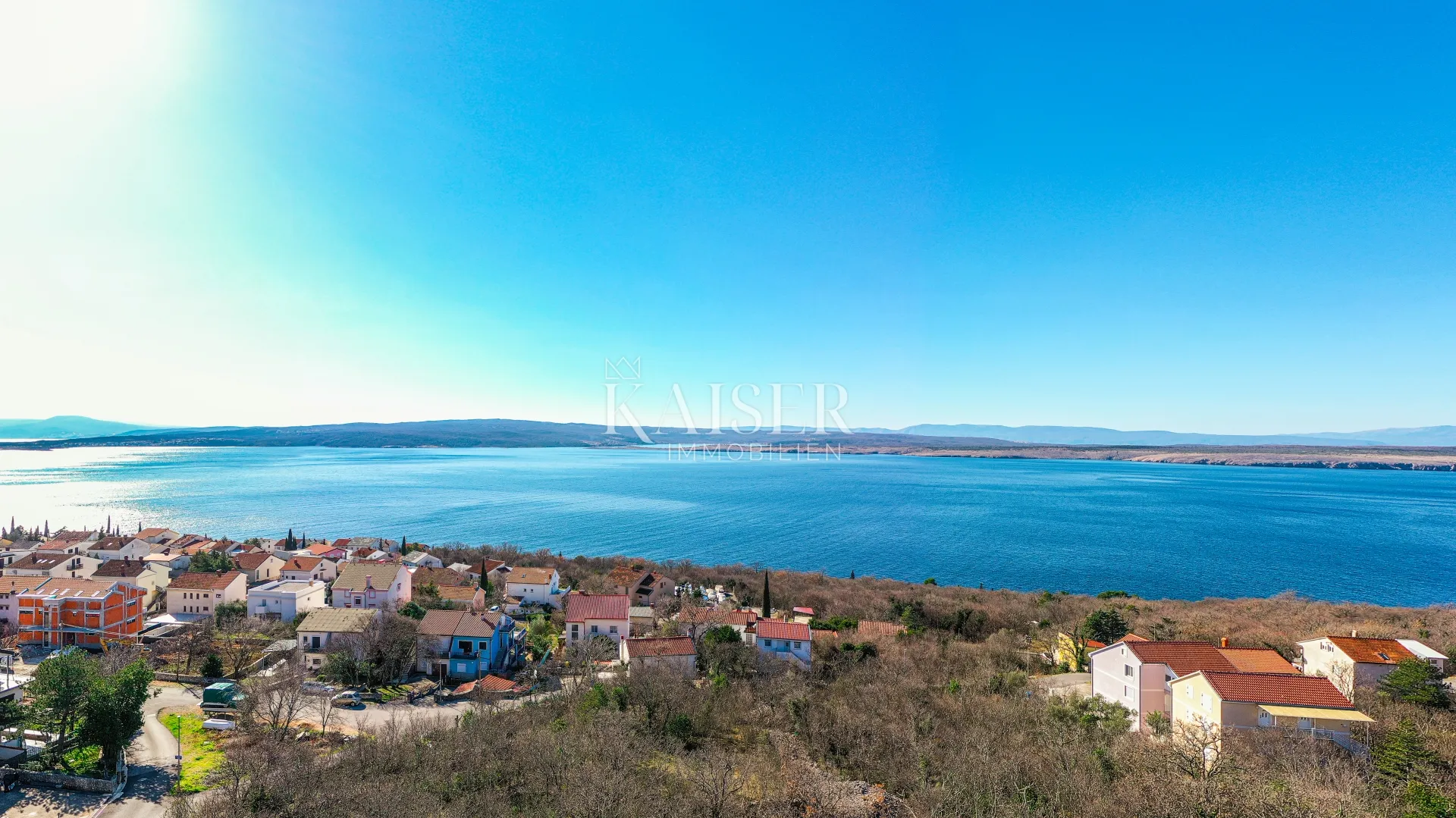 Crikvenica, Dramalj - dvoetažni stan 100m2 sa dvorištem i pogledom na more - Dramalj, Crikvenica