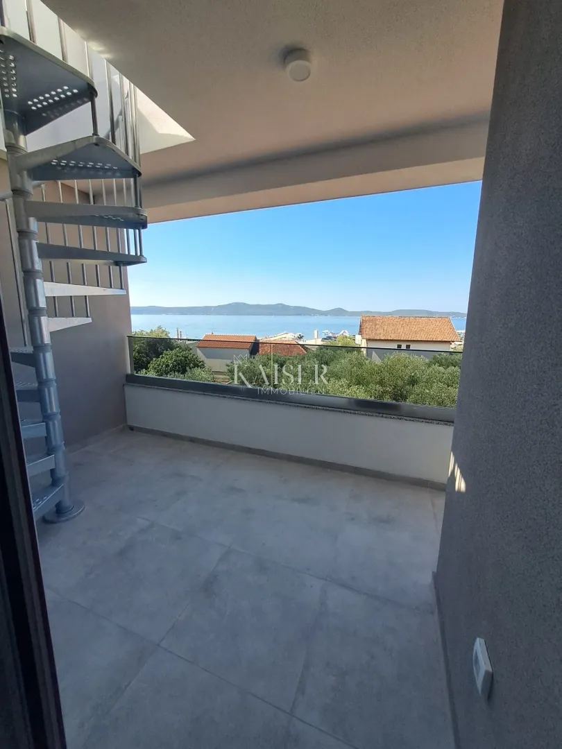 sukošan, zadar-ekskluzivni penthouse s krovnom terasom, 100 m od mora - slika 30