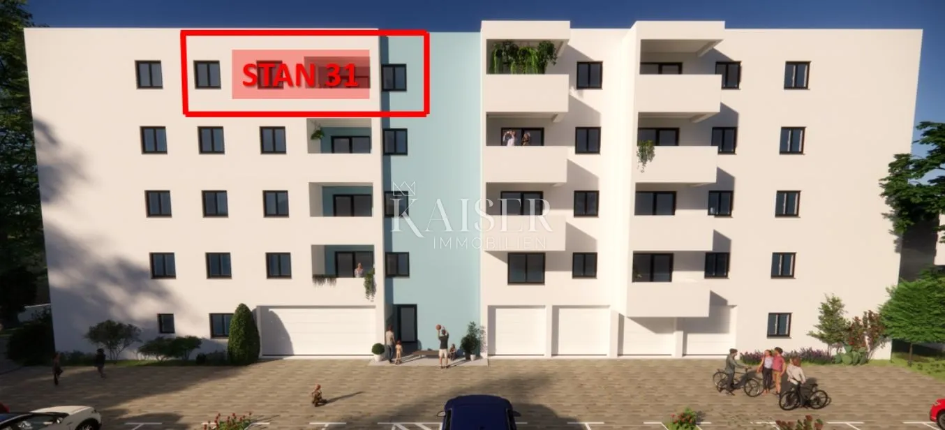istra, pula- dvosoban stan 54m² u modernoj novogradnji - slika 4