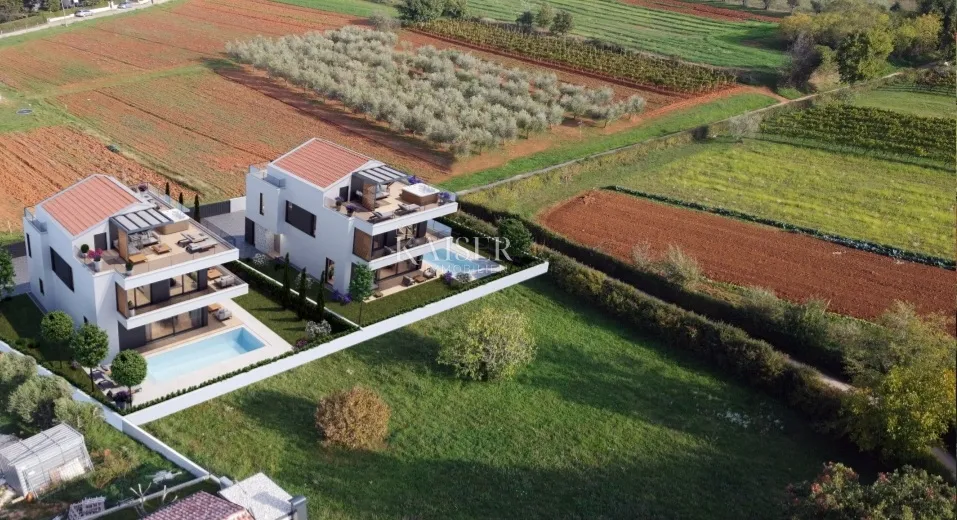 istra, poreč- 4 km, vila s krovnom terasom i bazenom - slika 6