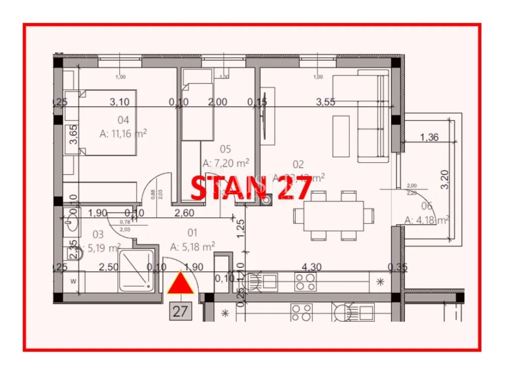 istra, pula- dvosoban stan 54m² u modernoj novogradnji - slika 16