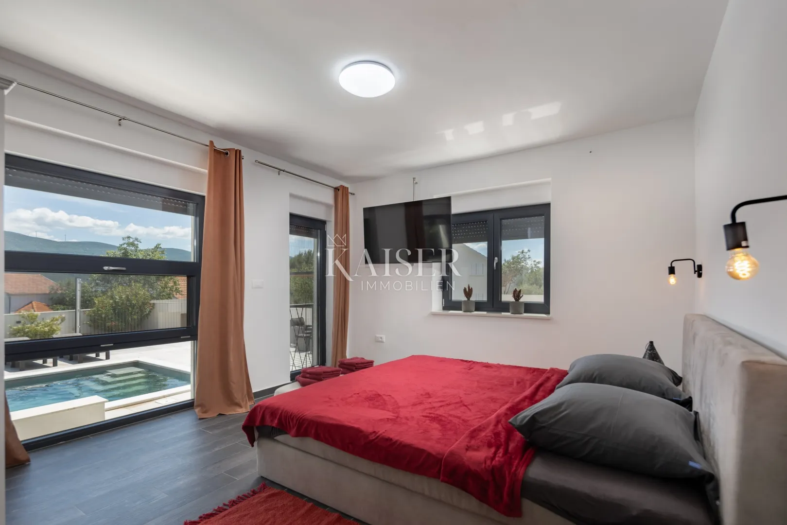 zadar – pridraga, moderna vila s bazenom i jacuzzi zonom, 300 m od mora - slika 27