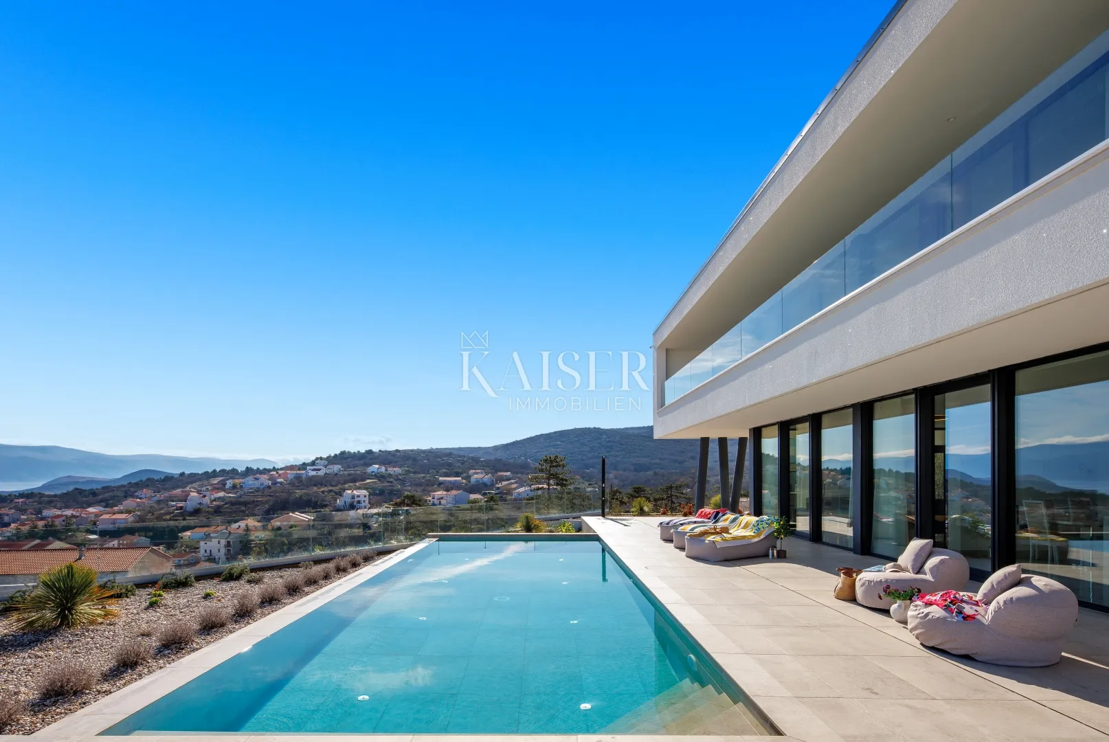 krk, vrbnik - villa 265m2 sa panoramskim pogledom na more - slika 3