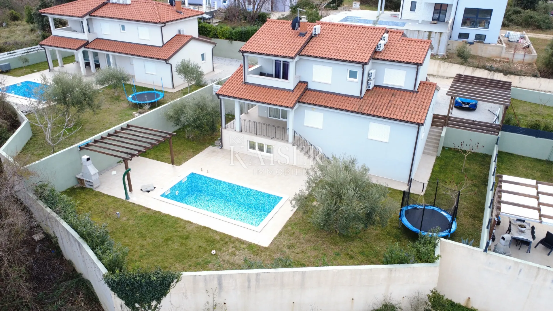istra, rabac - kuća s pogledom na more i bazenom, 220 m2 - slika 3
