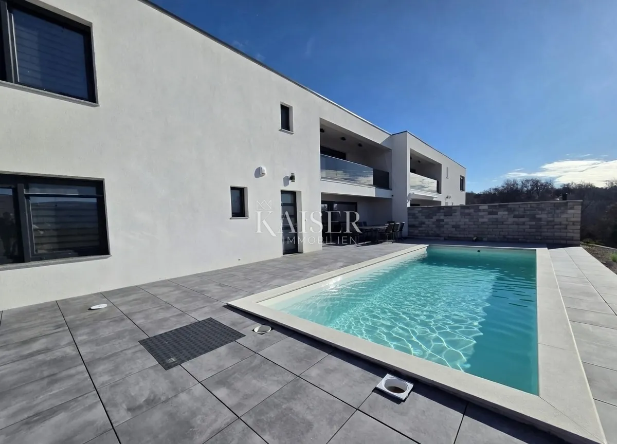 otok krk, brzac - duplex 157m2, pogled more - slika 5