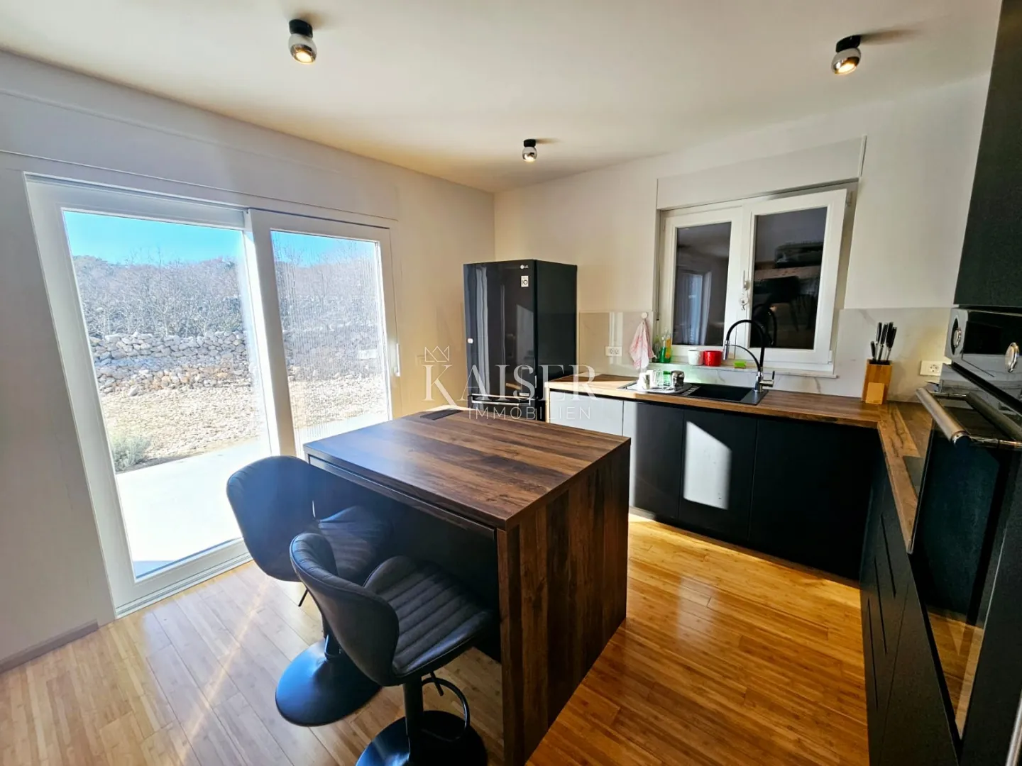 krk, vrbnik - samostojeća kuća 152m2, pogled more - slika 7