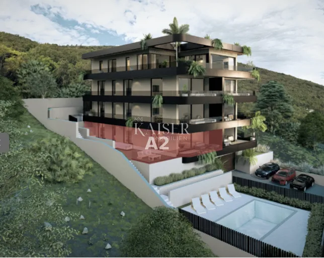 opatija – ičići: luksuzni stan s privatnim vrtom i panoramskim pogledom na kvarnerski zaljev - slika 2