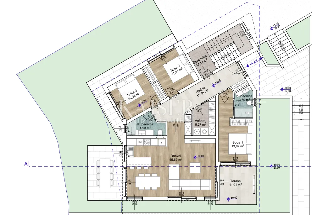 otok krk, krk - luksuzan apartman u prizemlju - slika 10