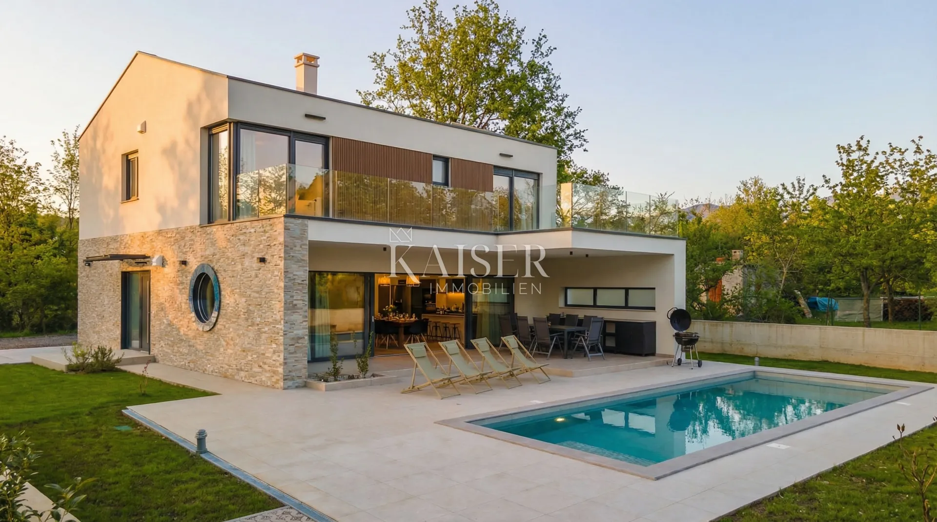 istra, labin - novogradnja s bazenom 218 m2 - slika 1