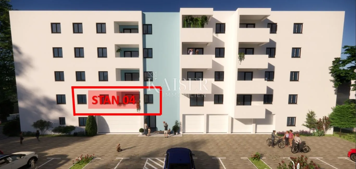 Istra, Pula- dvosoban stan 54m2 u novogradnji s liftom