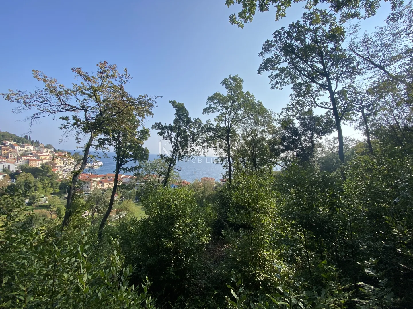 mošćenička draga - zemljište u centru sa predivnim pogledom - slika 2
