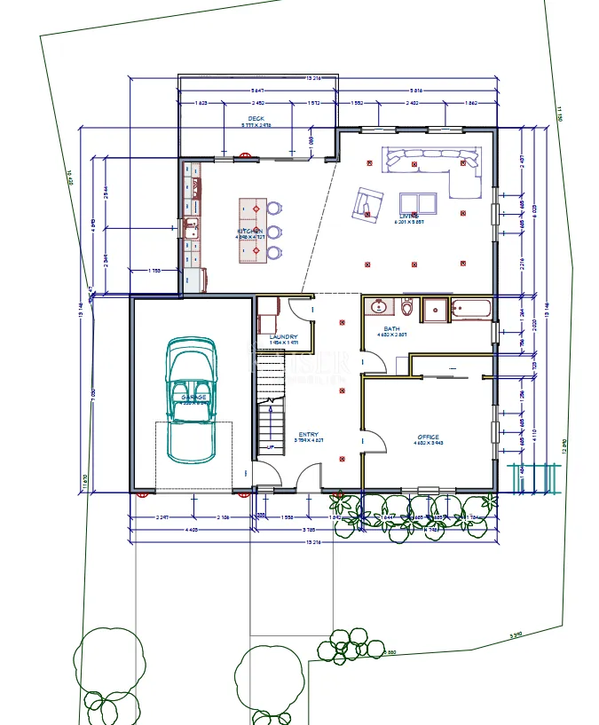 vir, građevinsko zemljište – 591 m² | idejno rješenje moderne vile - slika 11