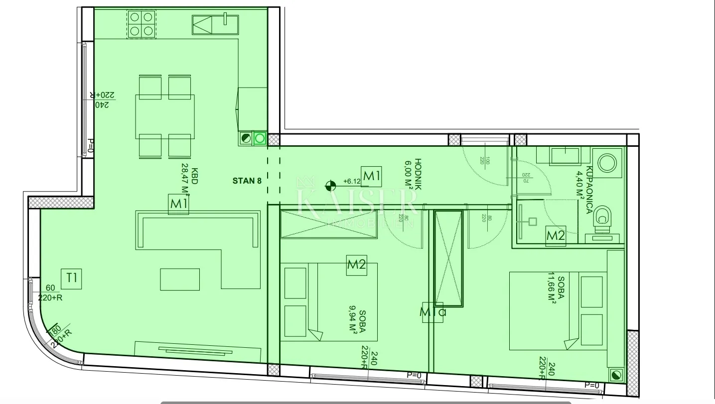 zadar,sv.petar- penthouse sa krovnom terasom i pogledom - slika 6