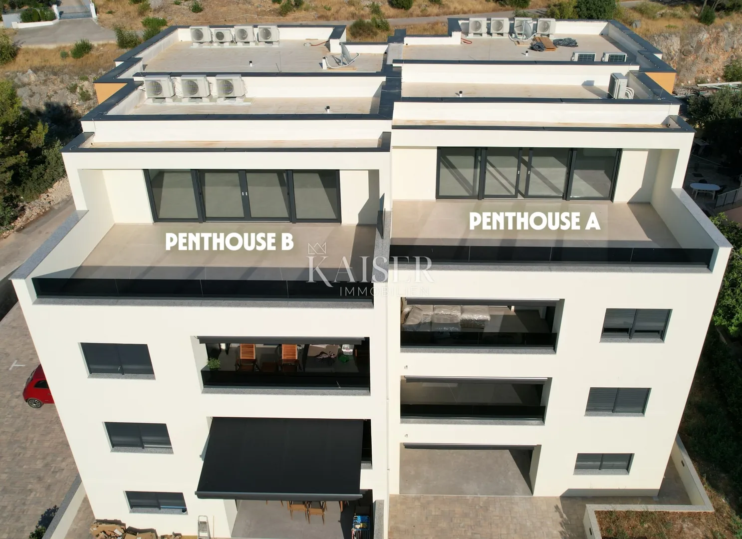 Šibenik, Žaborić - Ekskluzivni penthouse s panoramskom krovnom terasom A - Žaborić, Šibenik