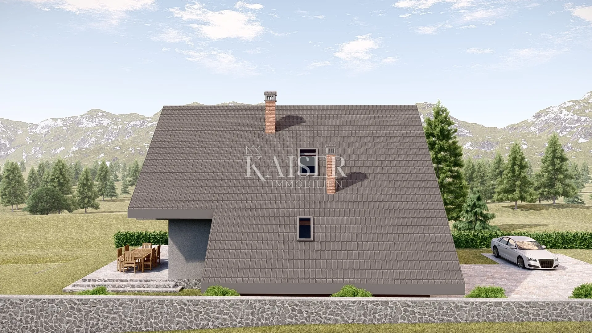 ravna gora, stari laz- građevinski teren 1500 m2 s građevinskom dozvolom - slika 7