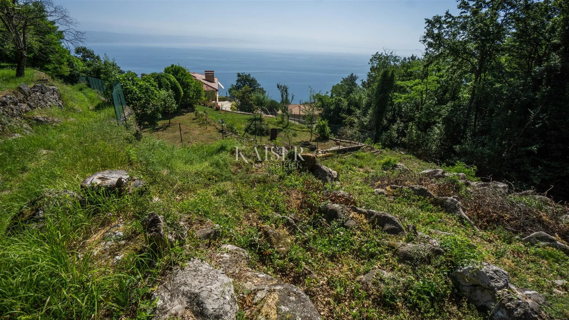 lovran, liganj- zemljište sa pogledom na more - slika 3