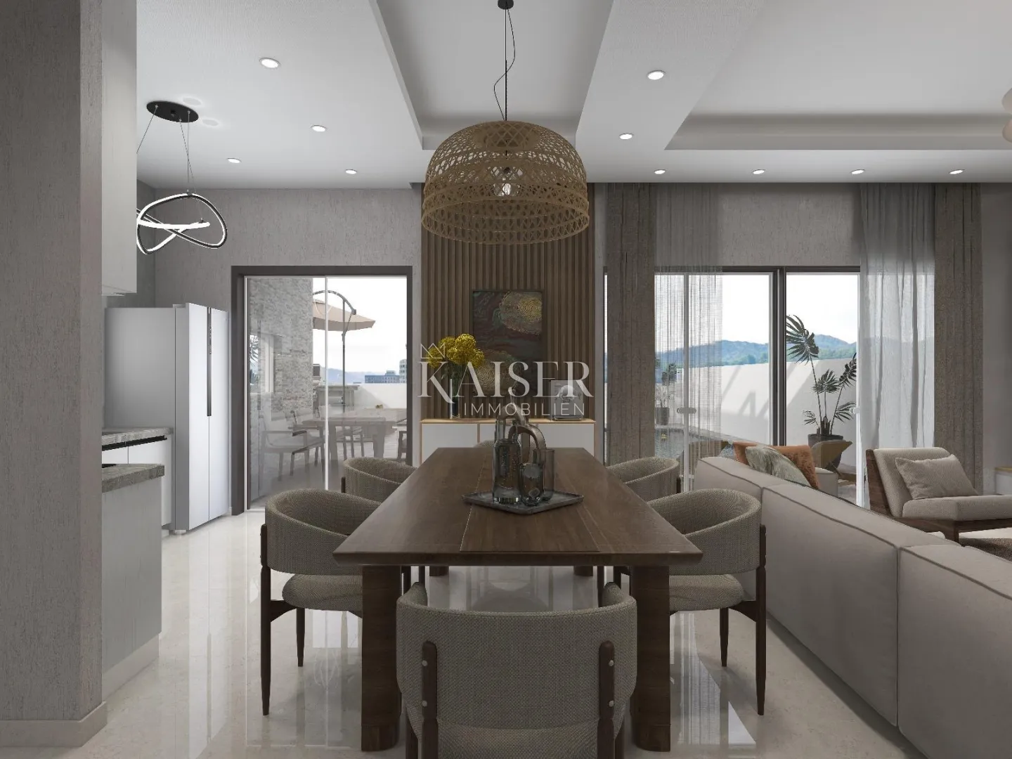 malinska, otok krk - luksuzni dvoetažni apartman 165m2 - slika 21