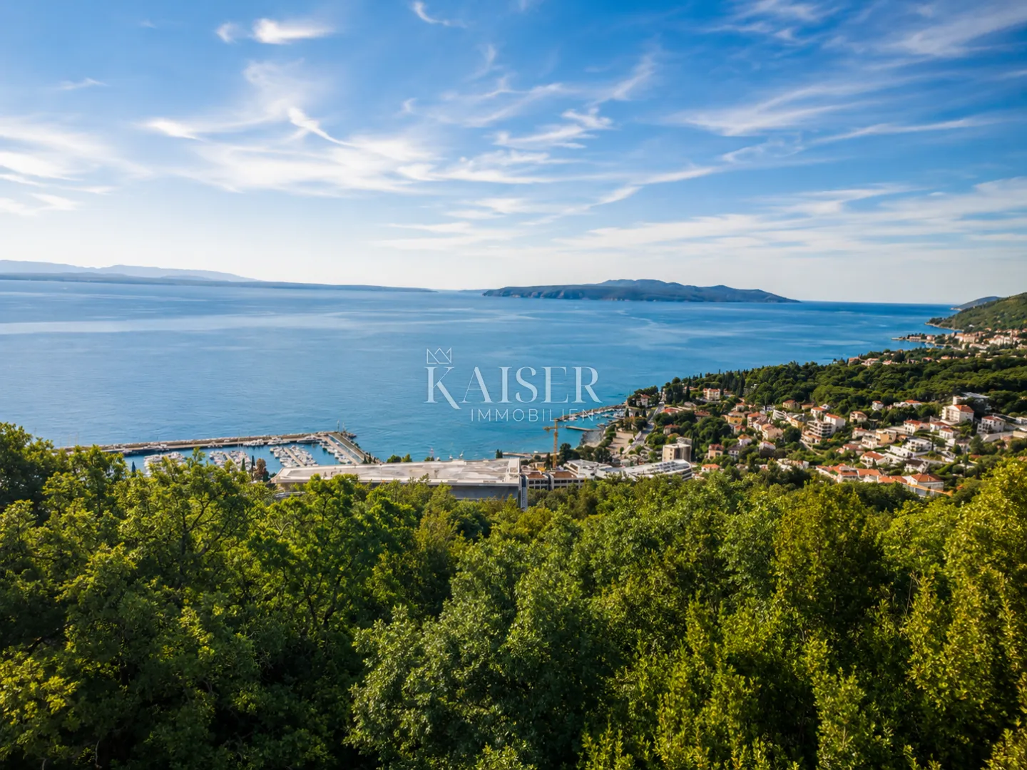 Opatija, Ičići – Panoramsko zemljište s otvorenim pogledom – Investicijska prilika na Opatijskoj rivijeri - Ičići, Opatija