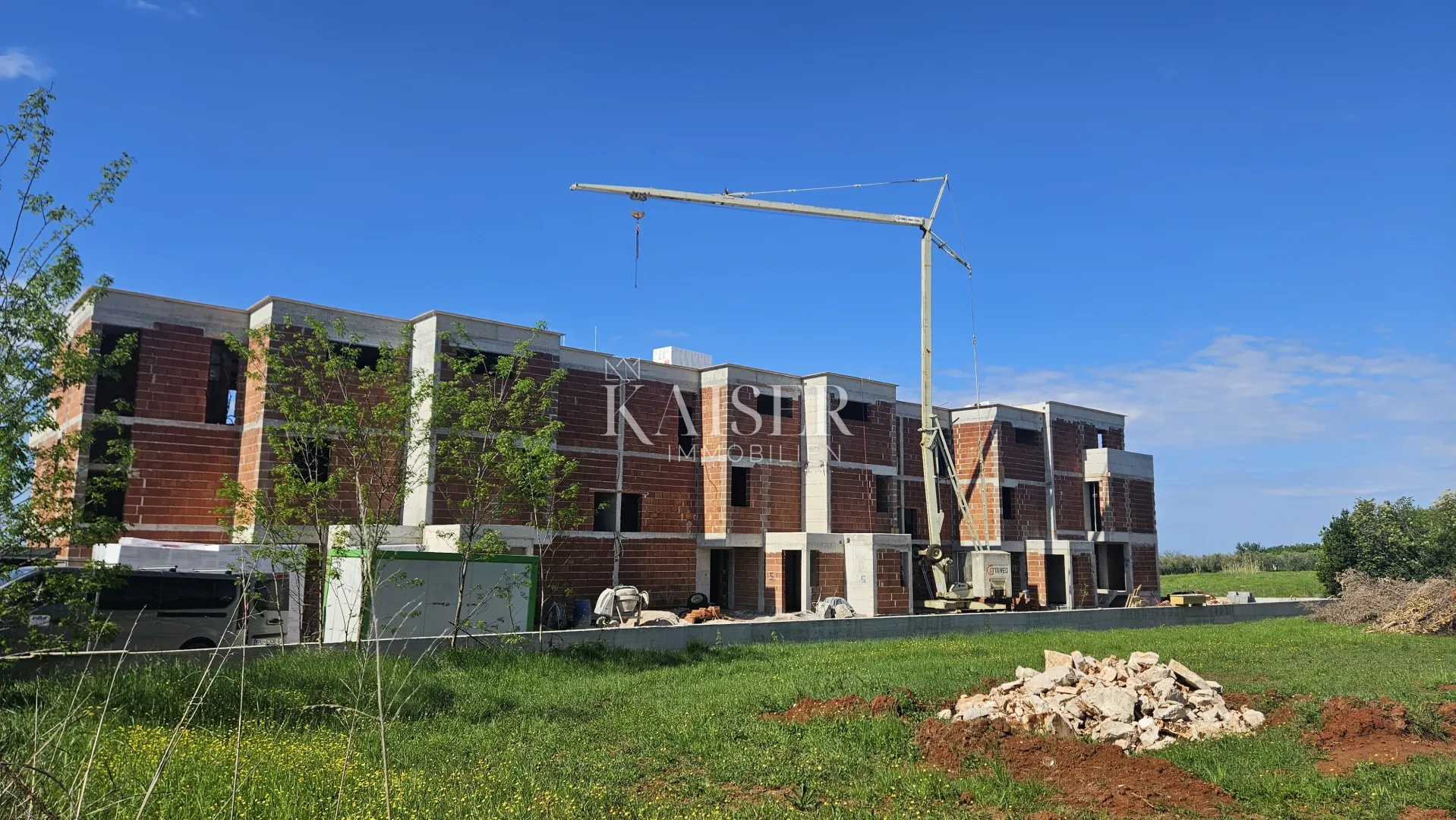umag, istra, kuće u nizu u novogradnji sa pogledom na more - slika 2