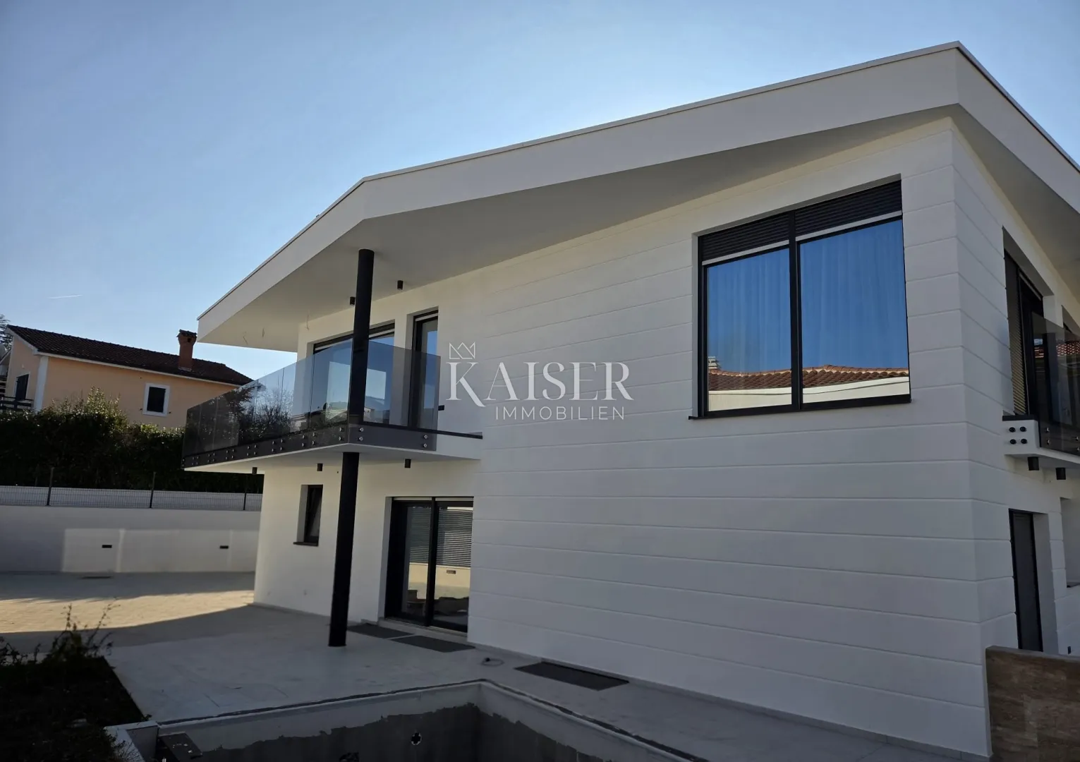 otok krk, malinska - luksuzna dvojna kuća sa privatnim bazenom 177 m2 - slika 3