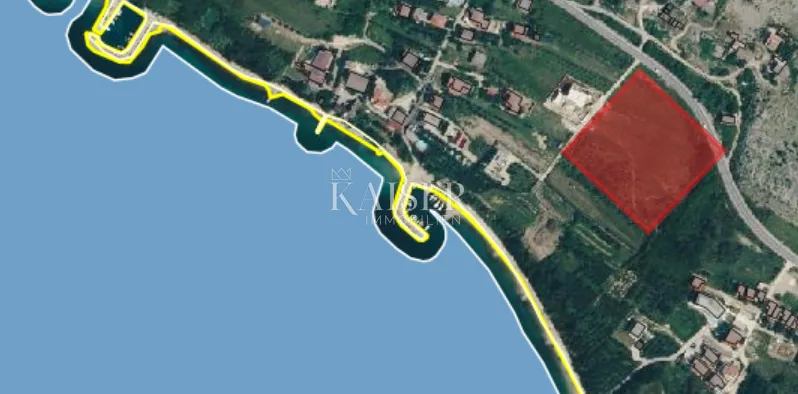 Rtina,Zadar -Građevinsko zemljište 1.247 m² s osiguranim priključkom vode i pogledom na more - Rtina, Ražanac