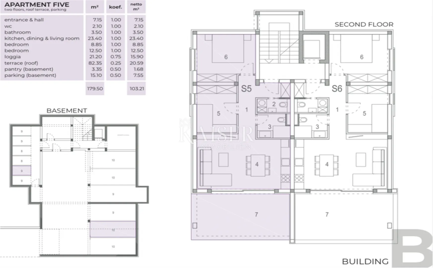 zadar, diklo - luksuzan namješten penthouse (103m2) 70 m od plaže - slika 4